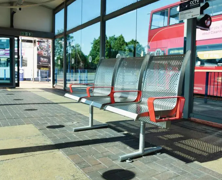 Broxap Street Furniture at West Bromwich Bus Station